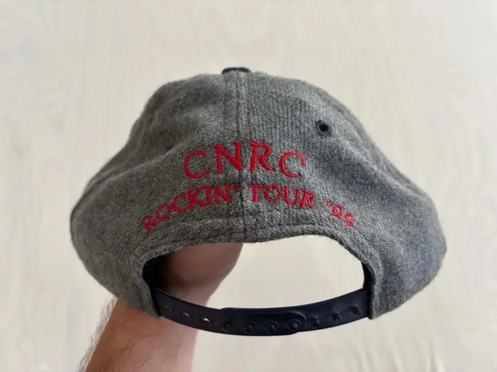 Vintage APC US Navy CNRC Rockin Tour 99 Wool Snapback Hat